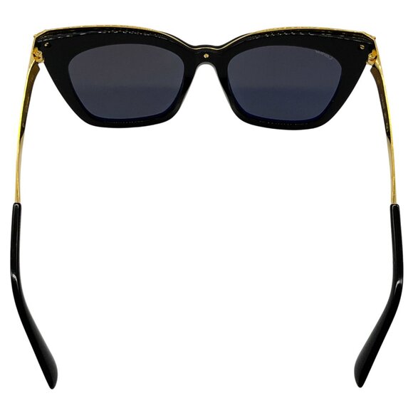 Cartier Black / Gold Panthère Light 55MM Round Sunglasses main image 4